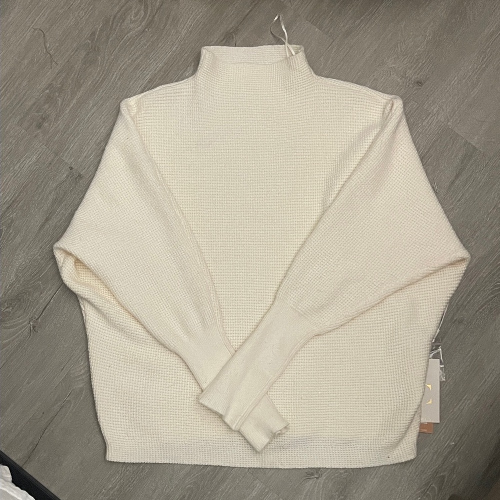 Cyrus Cream Cowl Neck Sweater